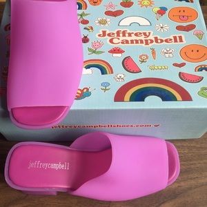 NWT Jeffrey Campbell jelly mules
